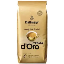 Dallmayr Crema d’Oro 1kg – aksamitna kawa ziarnista dla miłośników łagodnego smaku