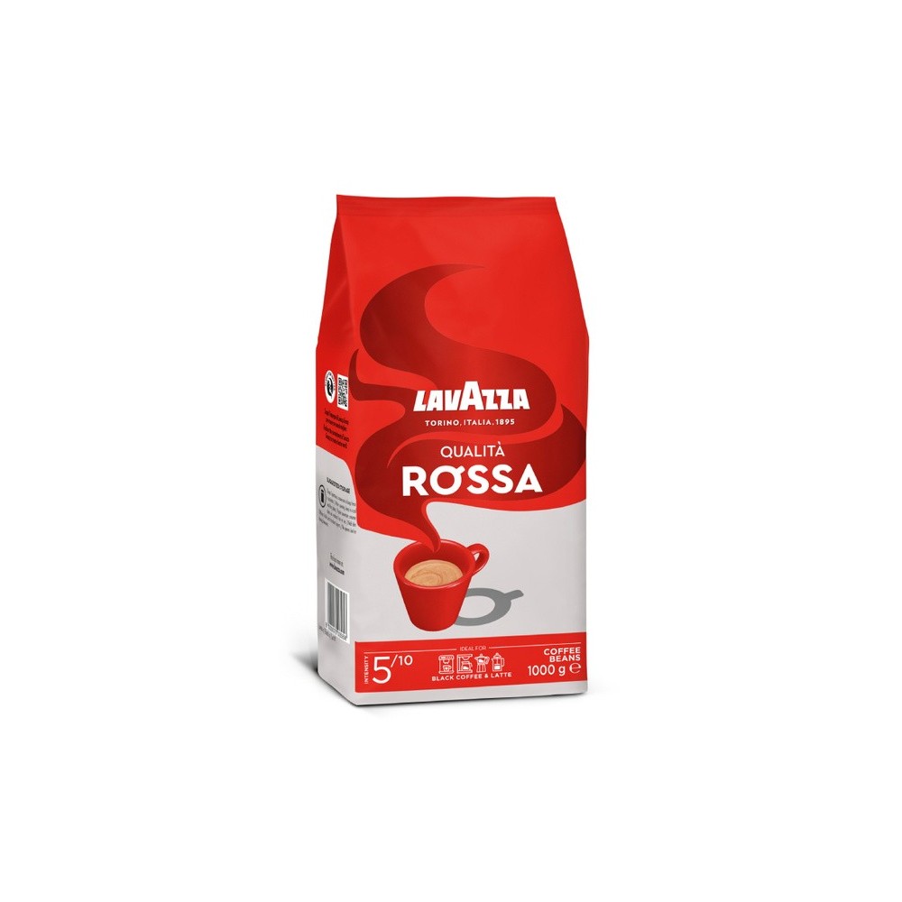 Lavazza Qualita Rossa 1kg, kawa ziarnista, sklep kawostacja.pl