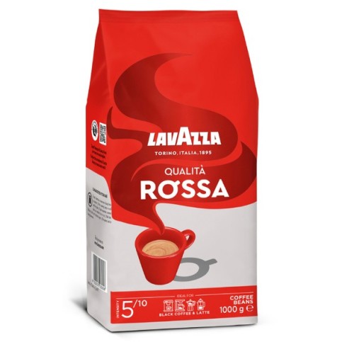Lavazza Qualita Rossa 1kg, kawa ziarnista, sklep kawostacja.pl