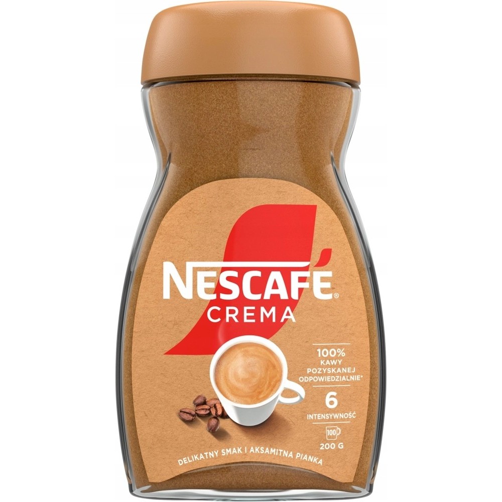 Kawa rozpuszczalna Nescafe Crema 200g